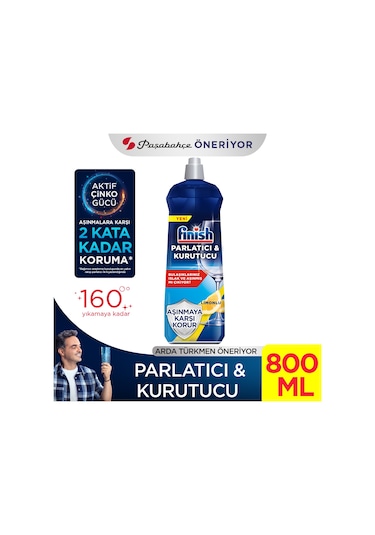 Finish Bulaşık Makinesi Parlatıcı & Kurutucu Limonlu 800 ml X 2