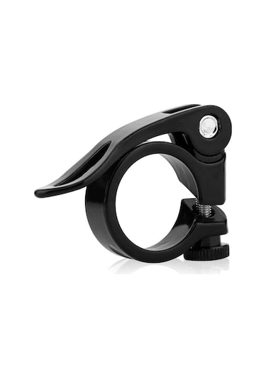 Bisiklet Alüminyum Sele Sıkma Mandalı ve Kelepçesi Siyah 28.6 MM Siyah