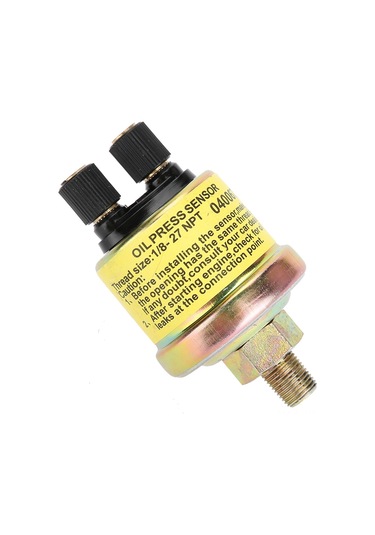 Kosona Yüksek Dayanıklı Alüminyum + Plastik 1/8 Npt Araç Motor Yağ Basıncı Sensörü - Kolay Kurulum, Çift Uçlu Tasarım