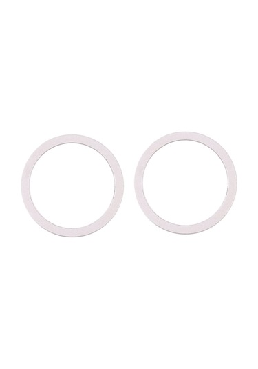 iPhone Uyumlu 12arka Kamera Cam Lens Metal Beyaz