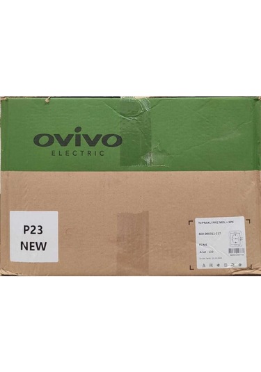 Ovivo Siyah Vavien Çerçevesiz 120 Adet Koli Bazında