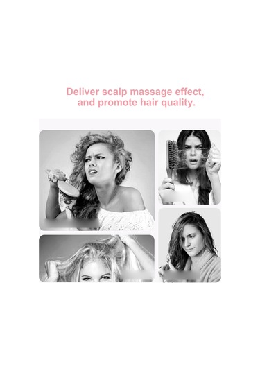 Lemestar Renkli Saç Bakımı Tırnaklı Fırça - Saç Düzleştirme, Kurutma Ve Masaj İşlevi - Salon Ve Ev Kullanıma Uygun - Siyah