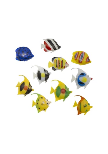 Sealife Tropical Sahte Balık Mix Color 20Li