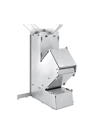 Geeksen Taşınabilir Kamp Ocağı - Çelik Yapılı, Sökülebilir, Hafif Ve Dayanıklı Gümüş