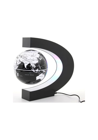 Mıknatıslı Ortada Dönen Dünya Küre Alk2104 Renkli