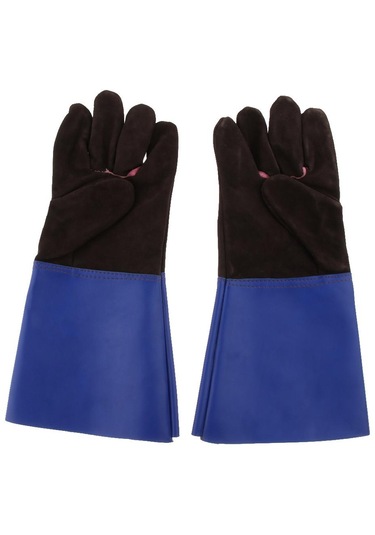 Homyl Sığır Derisi Uzun Kaynak Koruyucu Eldivenler El