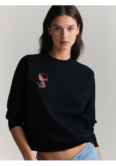 Ogc Carl & Ellie Kombin Sweatshirt Siyah
