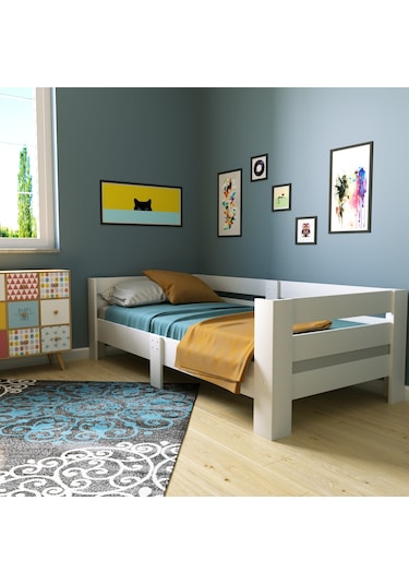 Mymobilya En Hesaplı Karyola Kolay Kurulum Ücretsiz Kargo Beyaz