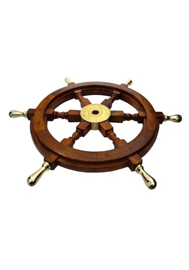 Denizcilik-marine Pirinç Aksesuar-dümen-61x61x5 Cm-jttr2395