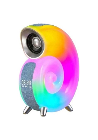 Concord Conch N63 Salyangoz Rgb Işıklı Bluetooh Hoparlör Gece Lambası Özellikli