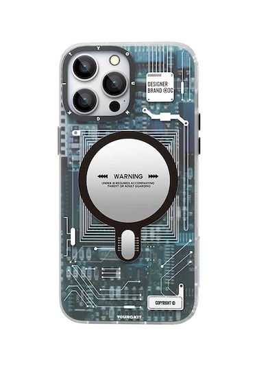 Youngkit Apple Uyumlu iPhone 13 Pro Max Kılıf YoungKit Technology Serisi Kapak ZORE-267428