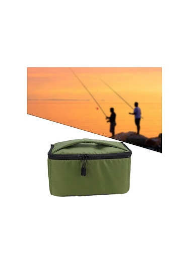 Suntek Balıkçılık Reel Çanta Suya Dayanıklı Yeşil