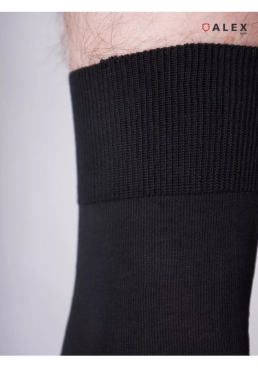 Alex Yvn Yüksek Pamuklu Çoraplar 2 Çift 412428453 Siyah