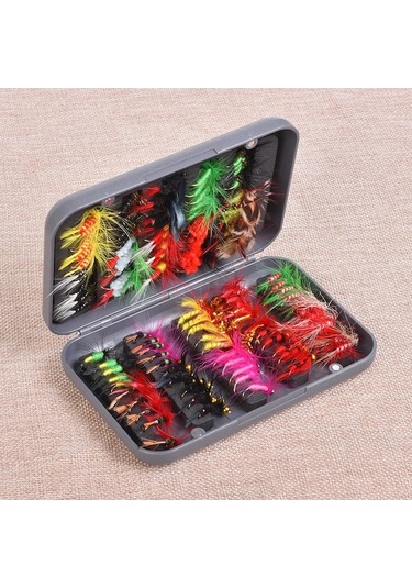 Novahub Çeşitli Renklerde Olta Sineği Seti 20/100 Adet - Taşıma Kutusu Dahil