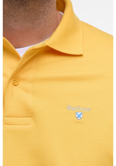 Barbour Active Tailored Fit Polo Yaka Ye51 Yellow Ye51 Yellow