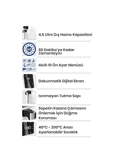 Goldmaster GM7491 Cenova Dijital Airfryer