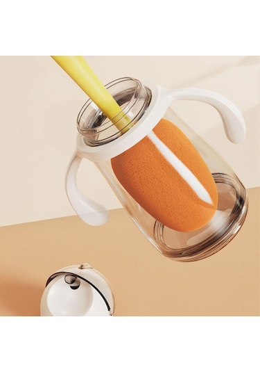 Yeşil Havuç Suyu 3 In 1 Şişe Fırça Seti Şişe Temizleme Fırçası Bardak Temizleme Aracı Biberon Fırça Seti