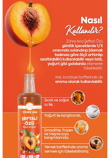 Şeftali Özü 640 Gr