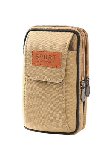 Haki Bel Çantası Çok İşlevli Depolama A Haki