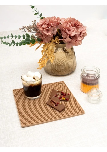 Arrıchi Sıcak Yemekler İçin Mutfak Silikon Standı 170613749 Bej