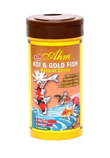 Koi Ve Japon Balığı Doğal Yem (Ahm Natural Pond Sticks 1000 Ml)