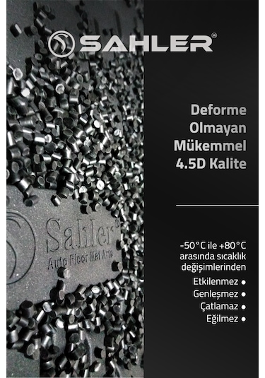 Renault Megane 4 Sedan 2016+ Uyumlu Sahler Araca Özel 4.5d Havuzlu Oto Paspas - Megane 4