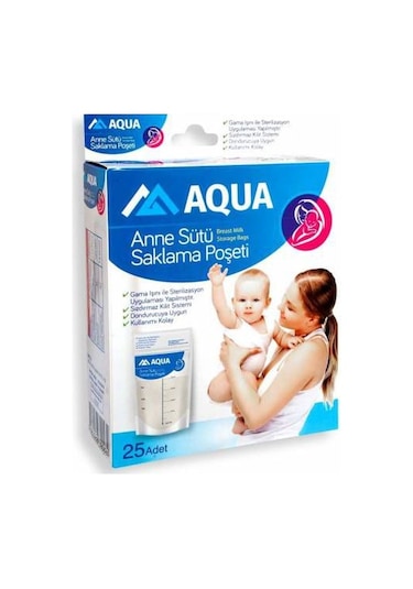 Aqua Anne Sütü Saklama Poşeti 25 Adet