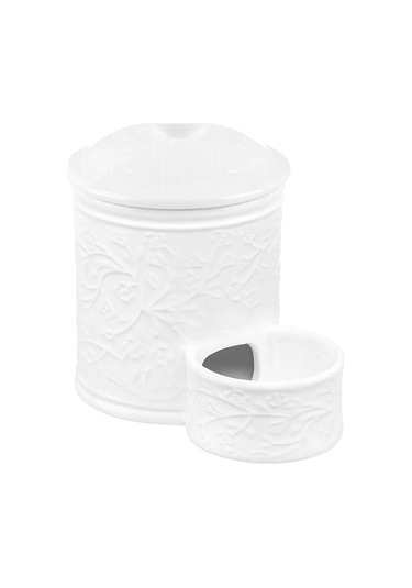 Elan Gallery Dökme Ürünler Kabı "dal Ve Çiçekler", 500 Ml" 397296256 Beyaz