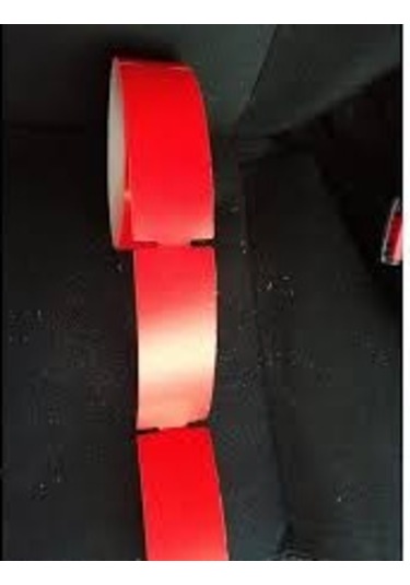 60x38 Raf Etiketi Kırmızı Zemin 350 Sarım