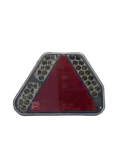 12v Stop Lambası Üçgenli Ledli Fren-park-sinyal-sis 200 145 40 Mm Sol E9