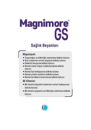 Magnimore GS Magnezyum 60 Bitkisel Kapsül Bisglisinat Sitrat