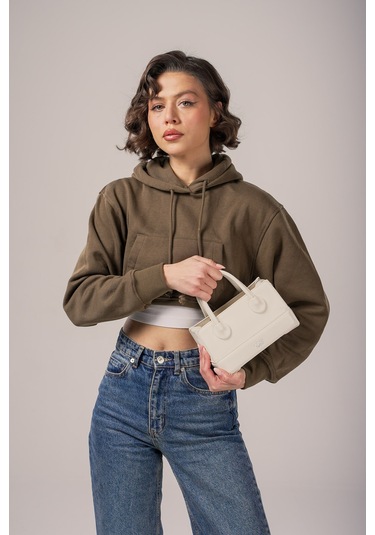 Ççs Kadın El Çantası Ccs18034 Beyaz Beyaz