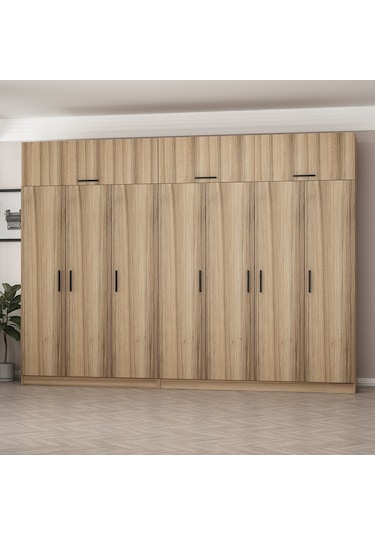 Minar Kale 7 Kapaklı 4 Ç Dolap Ve Yüklük Dore 235cm