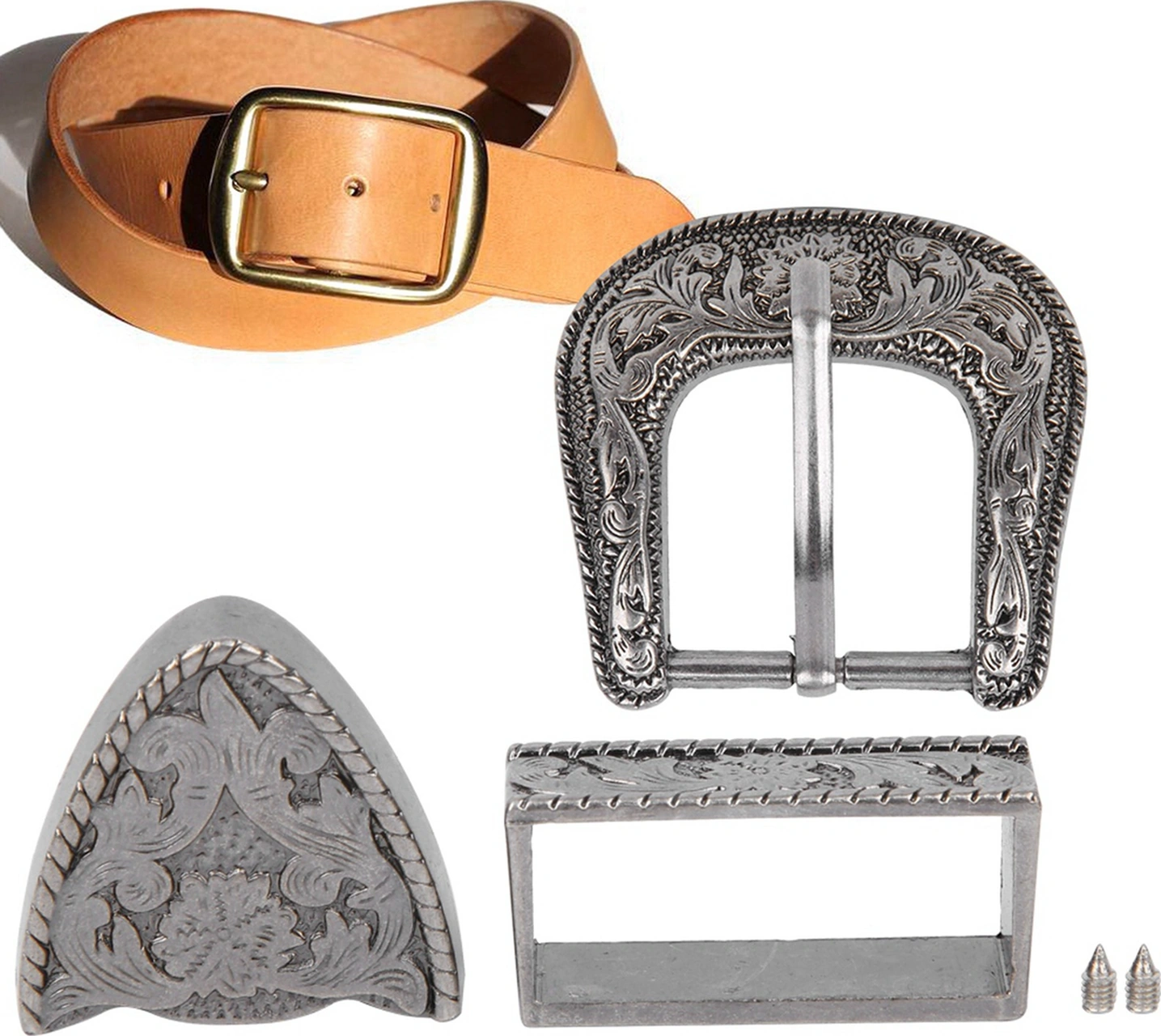 Wezone Klasik Dragon Desenli Çelik Kemer Kapağı - 30mm İç Çaplı, Dayanıklı, Unisex, Vintage Stili