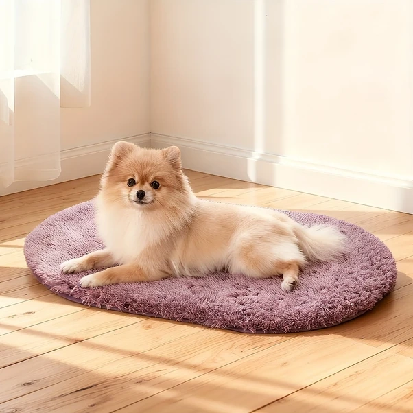 Elmpaly Mavi Ekstra Büyük Evcil Hayvan Yatağı: Yumuşak, Sıcak, Kaymaz Taban, İç/dış Kullanım