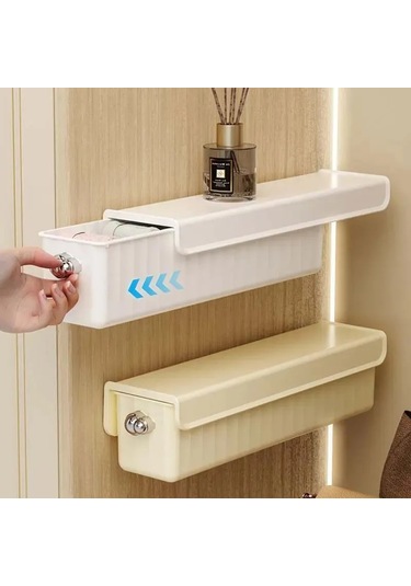 Hangfox 6 Bölmeli Dayanıklı Plastik Organizatör, 34.5x9.5x9 Cm, Taşınabilir Kollü Kapaklı, Ev/ofis/seyahat İçin Eşya Düzenleyici Beyaz