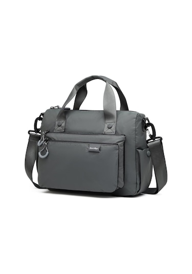 Smart Bags Ekstra Hafif Kumaş Kadın Postacı Çantası 3141 Taba