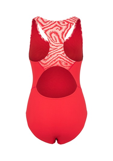 Slazenger Sports Back Kadın Yüzücü Kırmızı Mayo