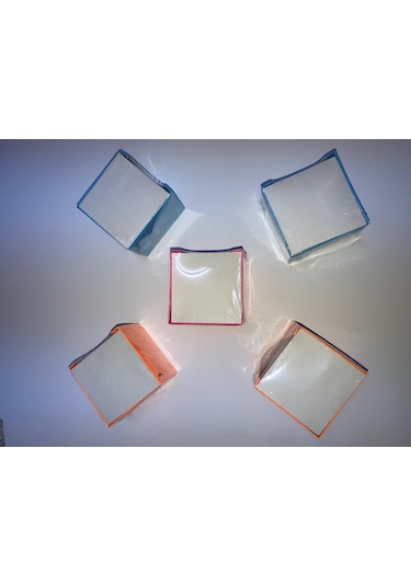 10 Adet Küp Not 500 Yaprak 9 X 7 X 7 Cm Kağıt Küp Blok Not