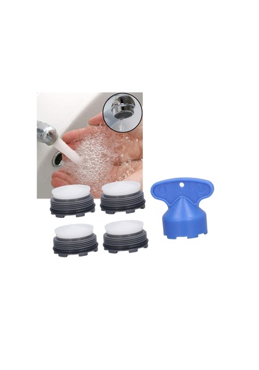 Yaozixa M24mm Dahili Iğne Fişi Musluk Aeratörü, Paspaslı, Su Darbeini Yumuşatır, Spreyi Önler, Mutfak/banyo İçin Uygun