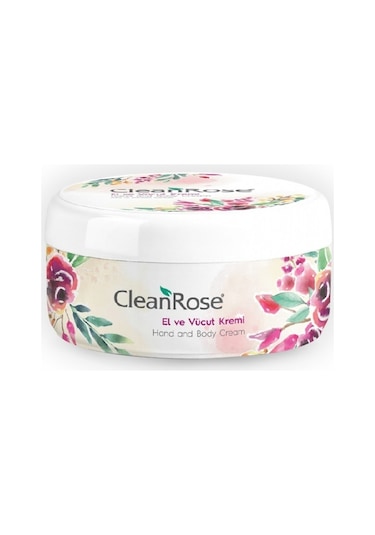 Clean Rose El ve Vücut Kremi 125 G