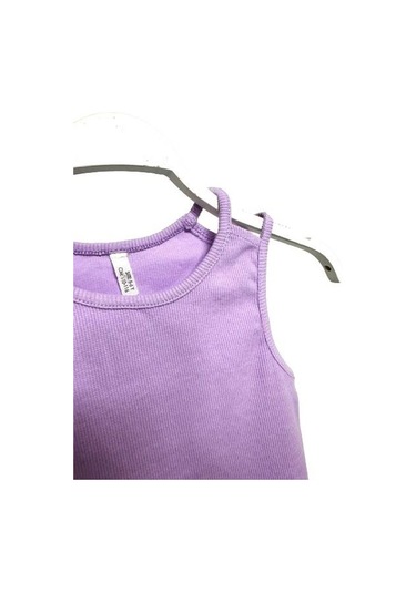 Kız Çocuk Crop Lila