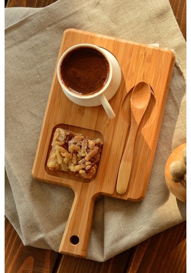 Bambu Sunum Tabağı Tabi