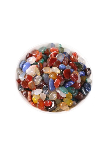 Vkemall Doğal Ayarakta Kırık Taşlar, Pürüzsüz Parlatılmış, Renkli 9-13mm, 500g, Akvaryum Dekorasyonu, Dıy Malzemesi