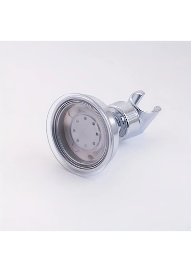 Oldfriend Gümüş 360 Derece Ayarlanabilir Kendinden Yapışkanlı Duş Başlığı Tutucu Diğer