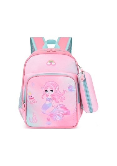 Yeni Çocuk Çantası Anaokulu Birinci Sınıf Ilkokul Öğrencileri Karikatür Omuzları Erkek Ve Kadın Rahat Yük Azaltıcı Okul Çantası Z1gp9t Beyaz