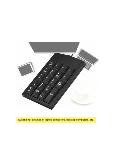 Usb Sayısal Tuş Takımı, Dizüstü Bilgisayar, Pc Bilgisayar İçin Taşınabilir Mini Sayısal Tuş Takımı Sayısal Tuş Takımı