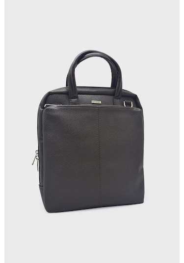 Kanuga Ysmn1595 Kahverengi Unisex Dik Evrak Çantası Kahverengi