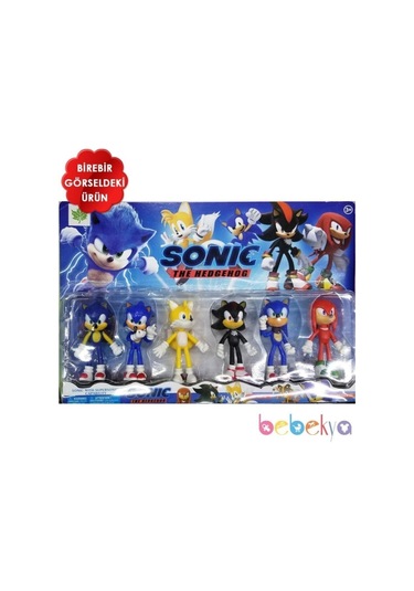 Oyuncak 6 Figür Sonic Ve Arkadaşları The Hedgehog
