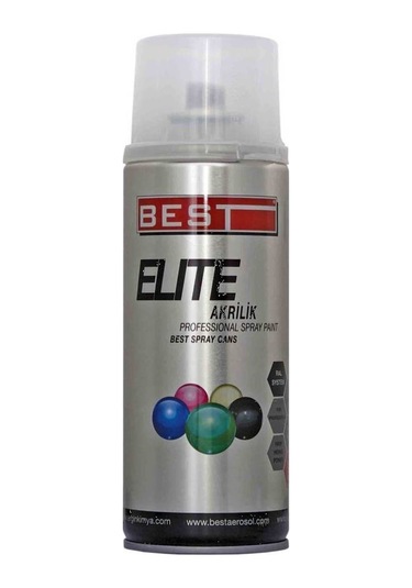 Best Elite Akrilik Gri Sprey Boya 400 ML